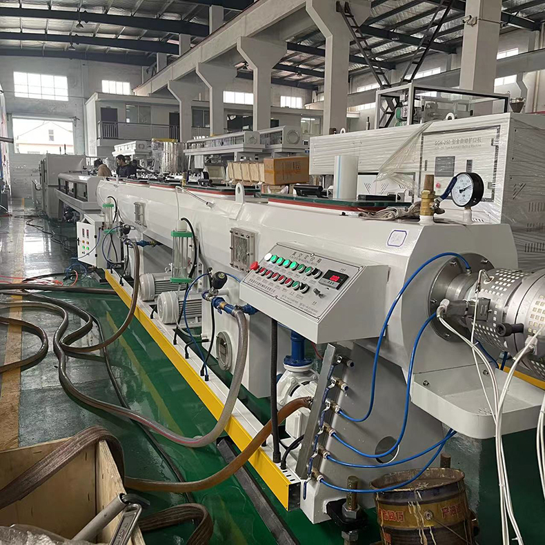 HDPE20-63-110塑料管材生產線 管材生產設備（bèi） 張家港PE管材擠出機 製管機（jī）器廠家