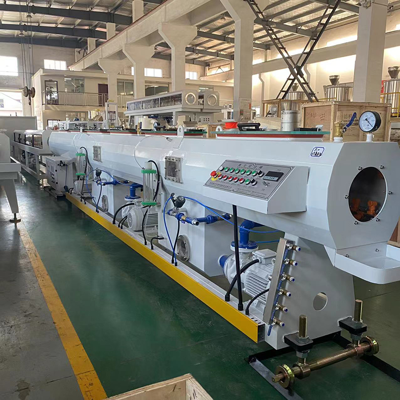 PE50-250管材生產線 塑料管材生產設備 pe兩層（céng）三層（céng）管材擠出（chū）機（jī）