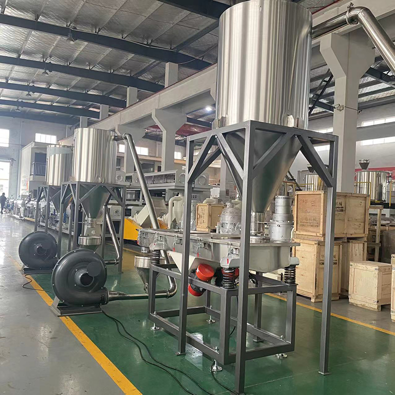 張家港65 80雙螺杆PVC硬質造粒生產線 軟料造粒擠（jǐ）出機（jī）生產設（shè）備（bèi） 粉末（mò）造粒機器